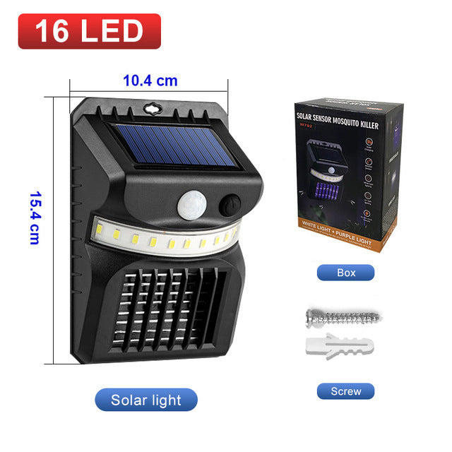 LED New Solar Mosquito Killing Lamp for Garden