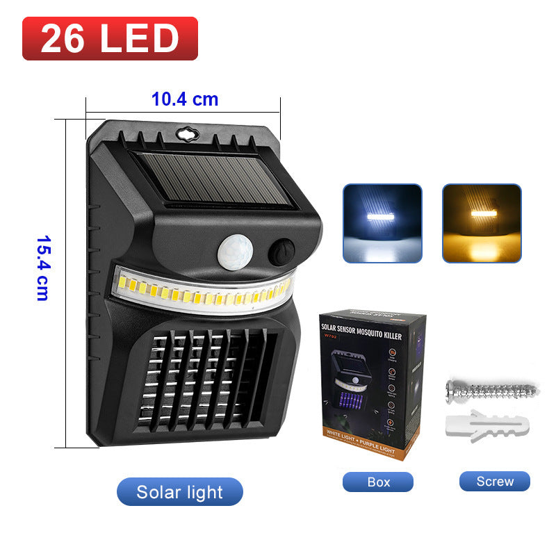 LED New Solar Mosquito Killing Lamp for Garden