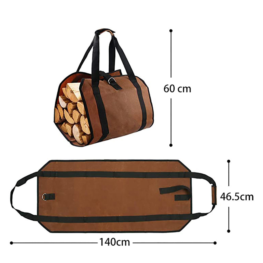 Outdoor Firewood Storage Bag