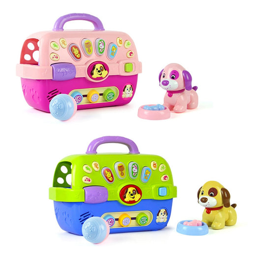 Musical Puppy Carrier Toy