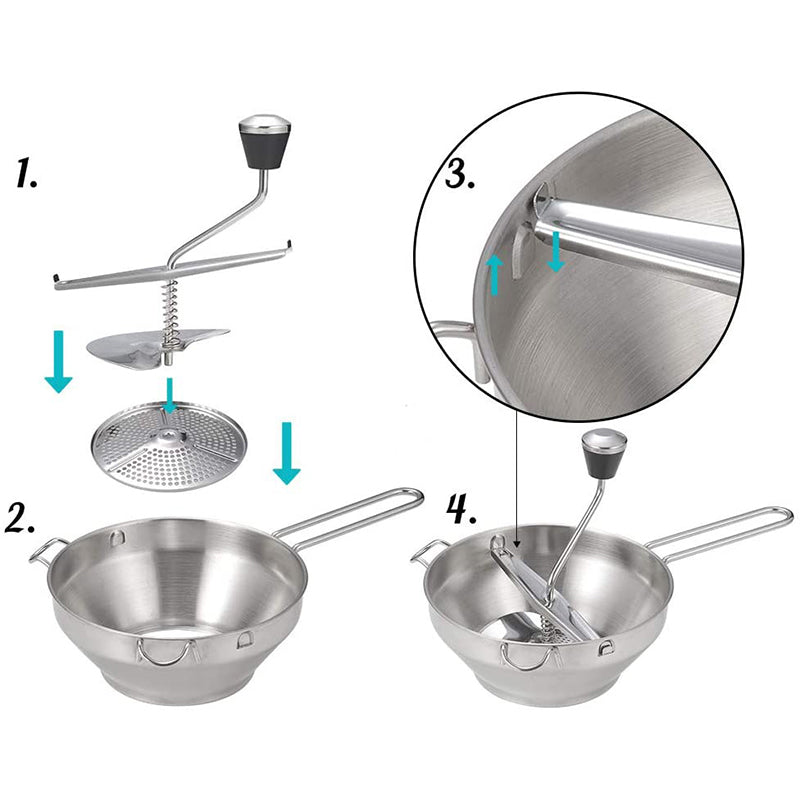 Stainless Steel Food Mixer/Grinder/Mashe