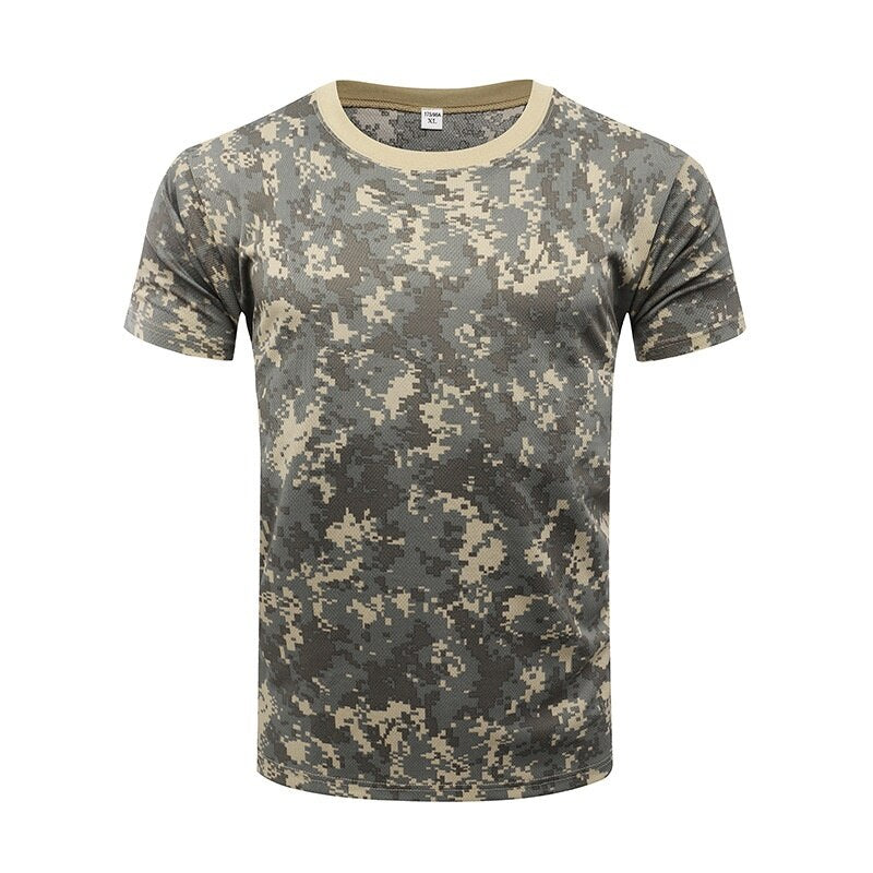 Camouflage Tactical Shirt Short Sleeve Men's