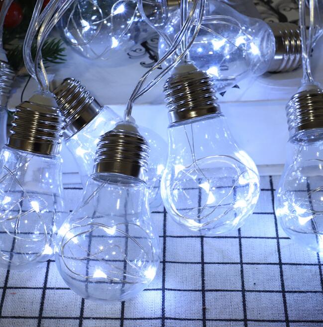 Solar Bulb Copper Wire String Light- 5m