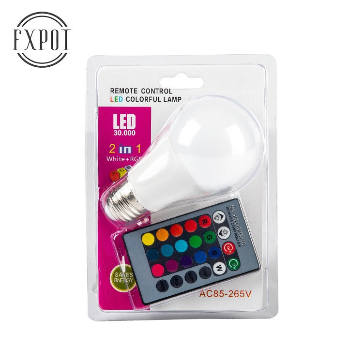 Colorful Remote Control LED Bulb