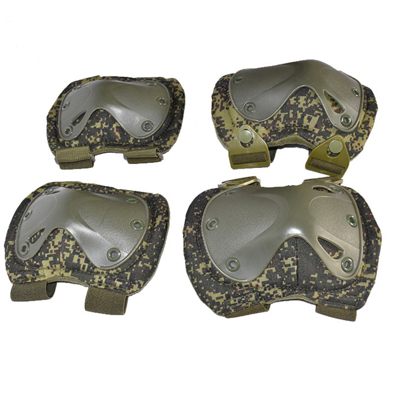 Green Man Tactical Knee And Elbow Pads Four-Piece Set