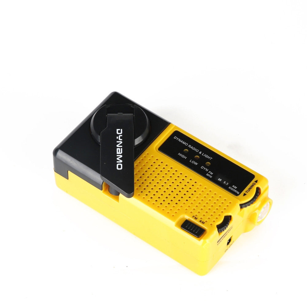 Outdoor Emergency LED Light/Mini Hand-Crank Radio