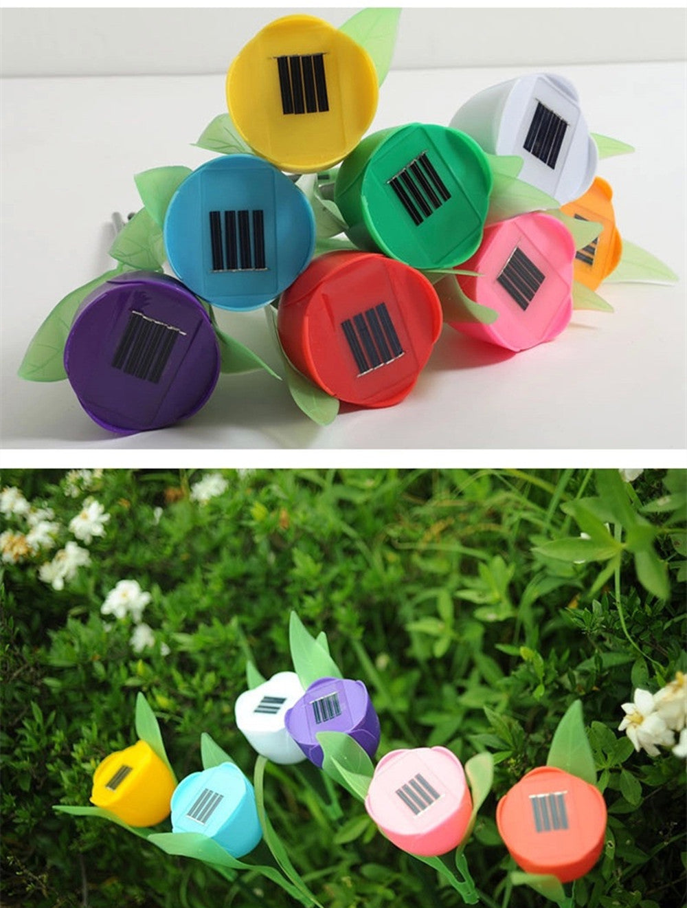 Solar lawn lamp LED - 7 Colors