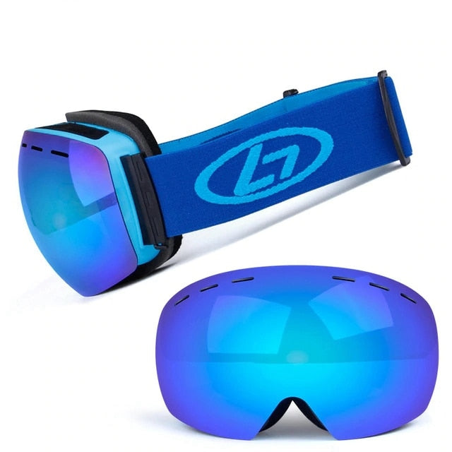 Ski Goggles Double Layers UV /Anti-fog