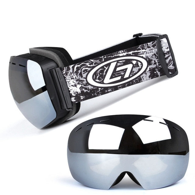 Ski Goggles Double Layers UV /Anti-fog