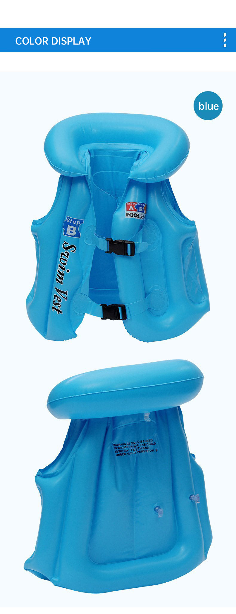 Swimming Safety Vest Age 3-10