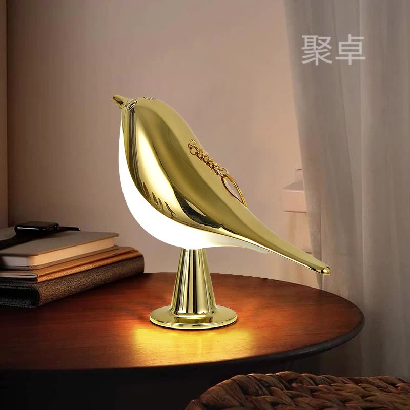 Bird Bedside  Lamp in 3 colors