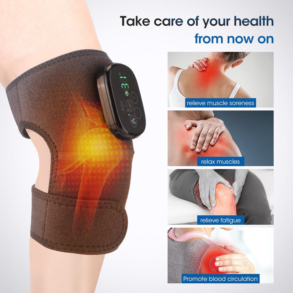 EMS Heating Massage Knee Pad