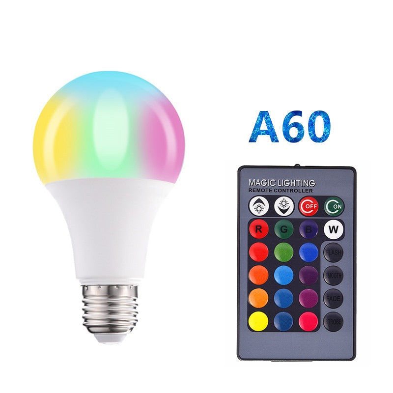 Colorful Remote Control LED Bulb