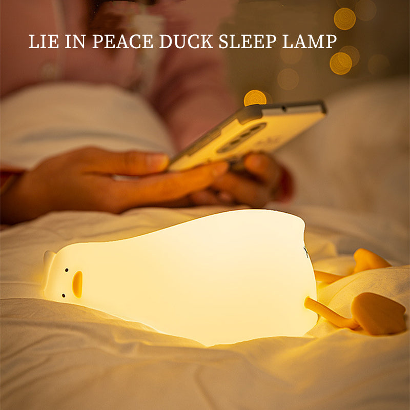 Lying Flat Duck Night Light