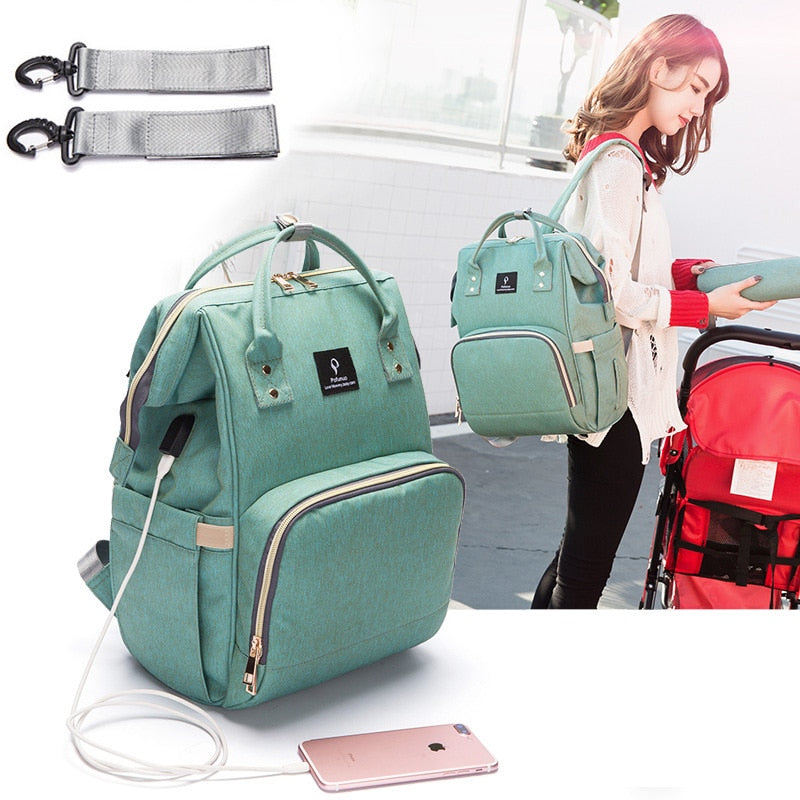 Diaper Bag- USB Large