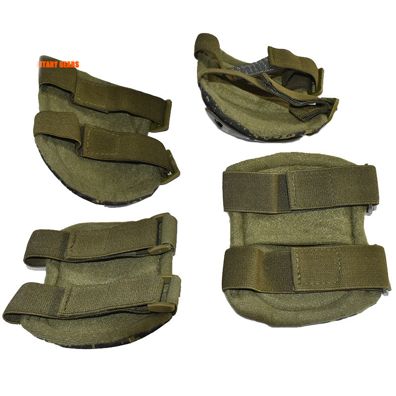 Green Man Tactical Knee And Elbow Pads Four-Piece Set