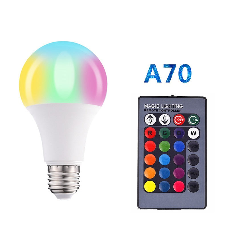 Colorful Remote Control LED Bulb