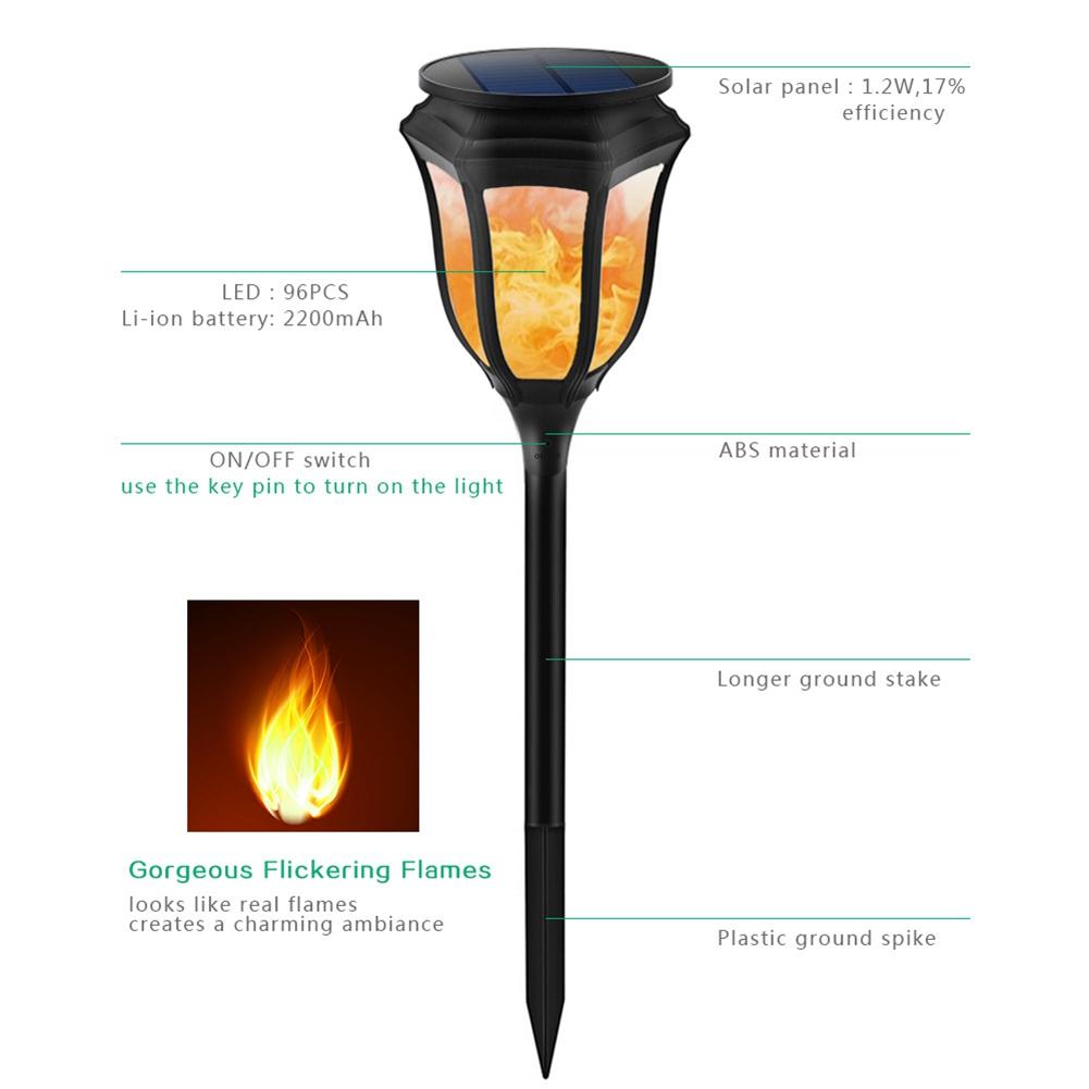 Solar Path Torch Light Waterproof