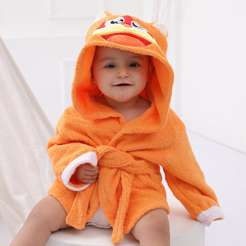 Baby Hooded Animal Bathrobe