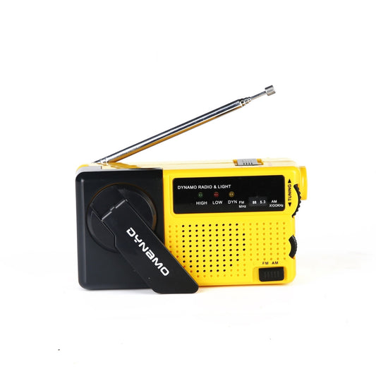 Outdoor Emergency LED Light/Mini Hand-Crank Radio