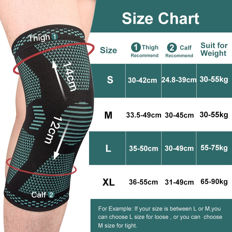 Elastic Knee Pad- Sports/Fitness/Kneepad/Gym