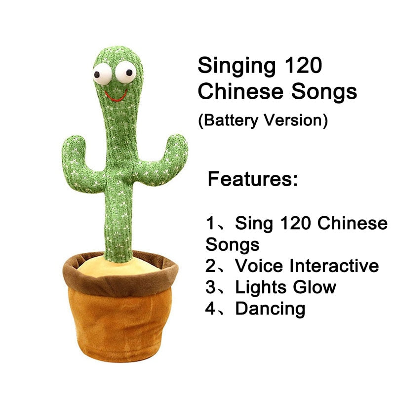 Dancing Interactive Cactus Toy