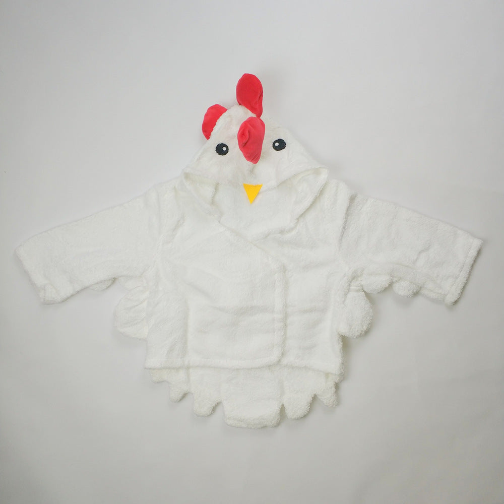 Baby Hooded Animal Bathrobe