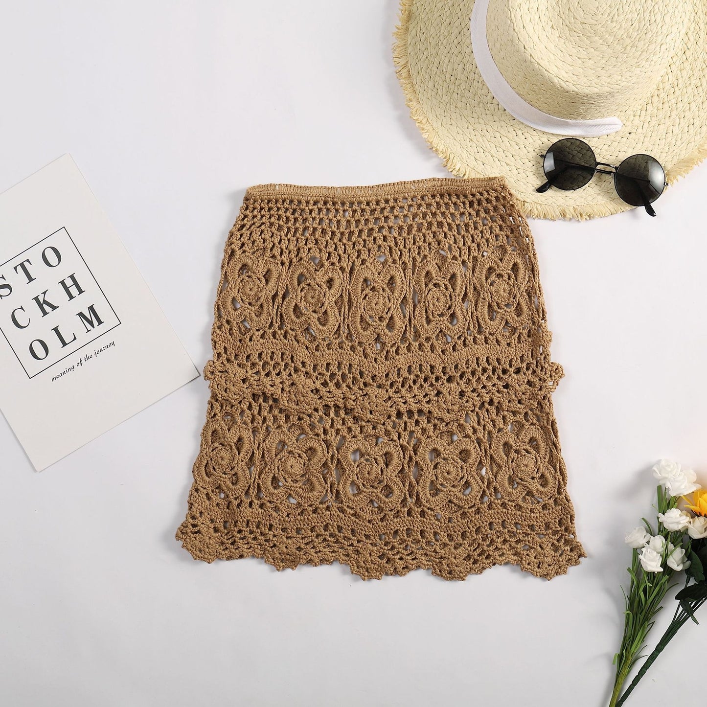 Bohemian Hollow Knitted Bikini an Beach Wrap