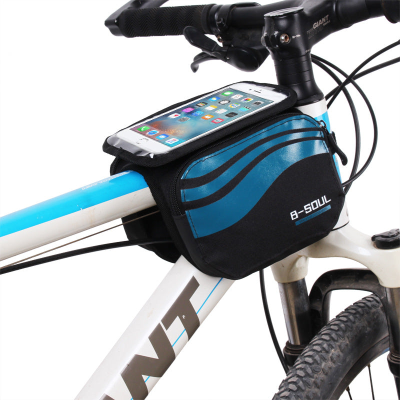 Mountain Bike Upper Tube Bag Cell Phone Holder