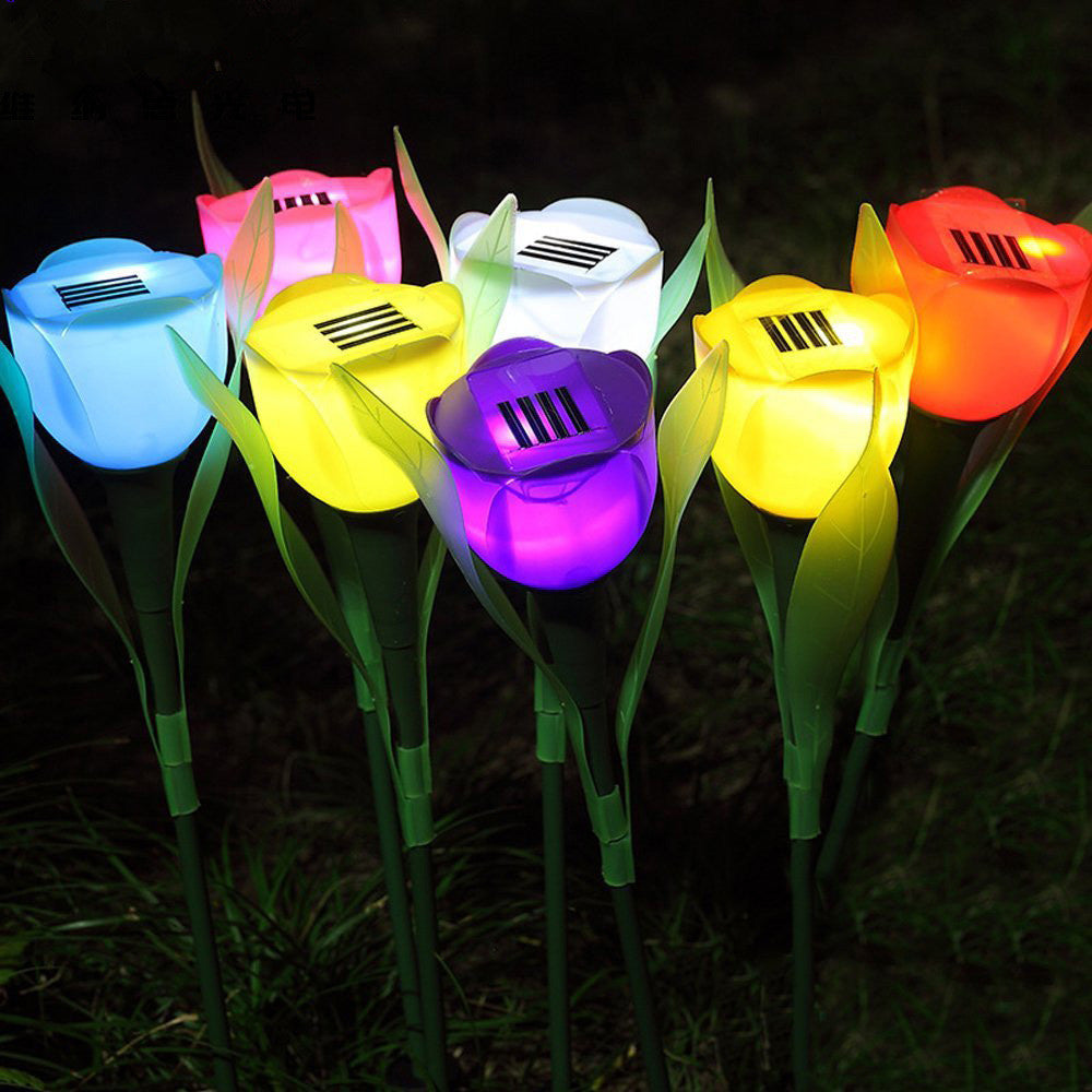 Solar lawn lamp LED - 7 Colors