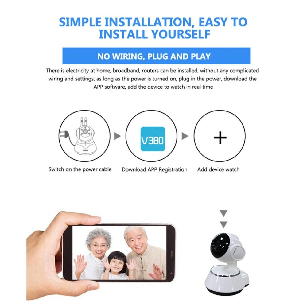 Baby Monitor- Portable Wi-Fi IP Camera