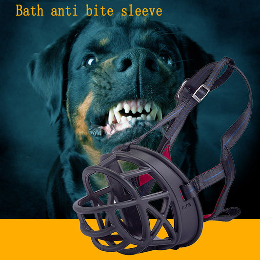 Dog Mouth Cover-Adjustable Bite