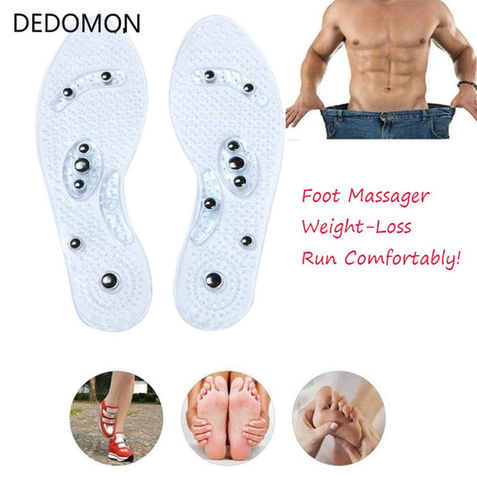 Shoe Gel Insoles Feet Magnetic Therapy x 1 Pair