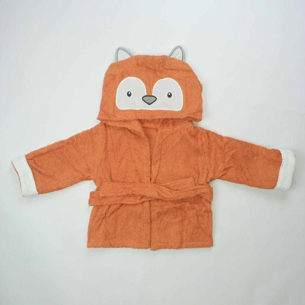 Baby Hooded Animal Bathrobe