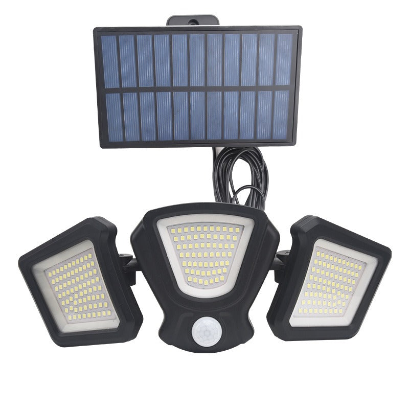 New Three Head Solar Split Wall Lamp