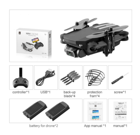 Pocket Drone 4k- Quadcopter Foldable Toy