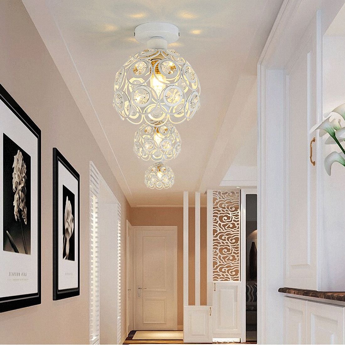 Creative Crystal Minimalist Ceiling Light