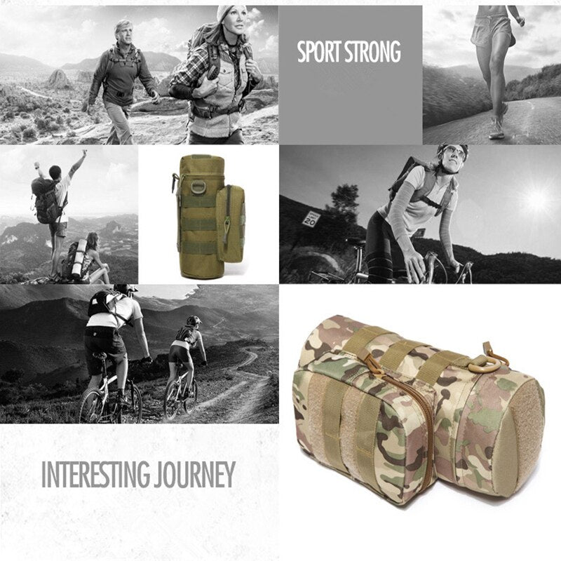 Outdoor Water Bottle Pouch- Military