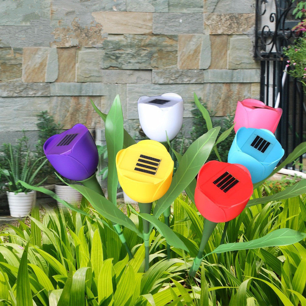 Solar lawn lamp LED - 7 Colors