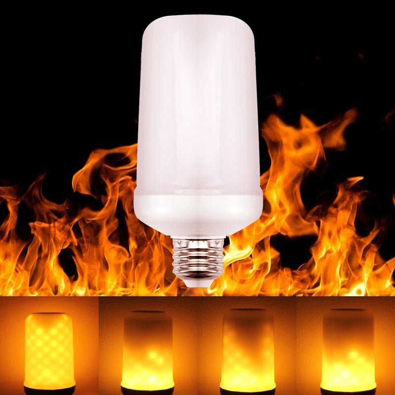 LED Flame Effect Light Bulb 220V/110V