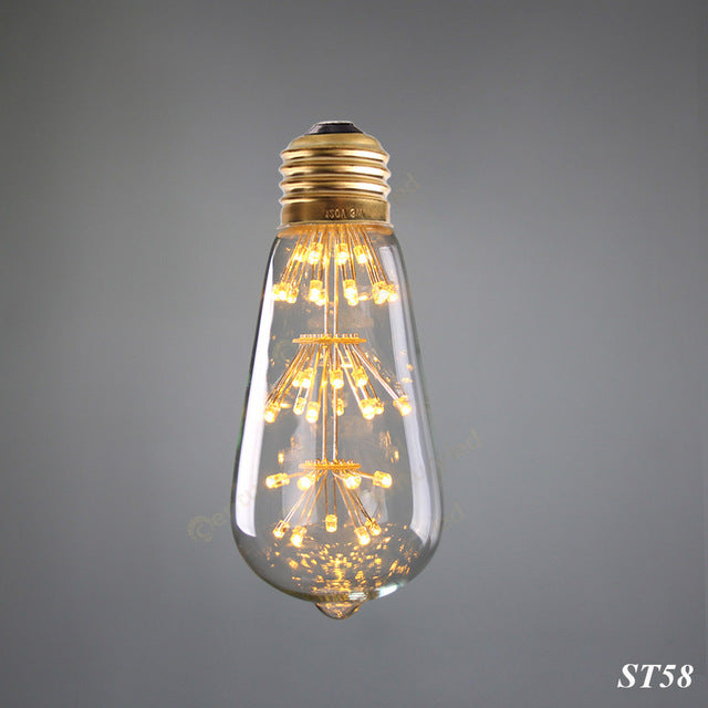 Retro Starry Sky Dimmable led Bulb