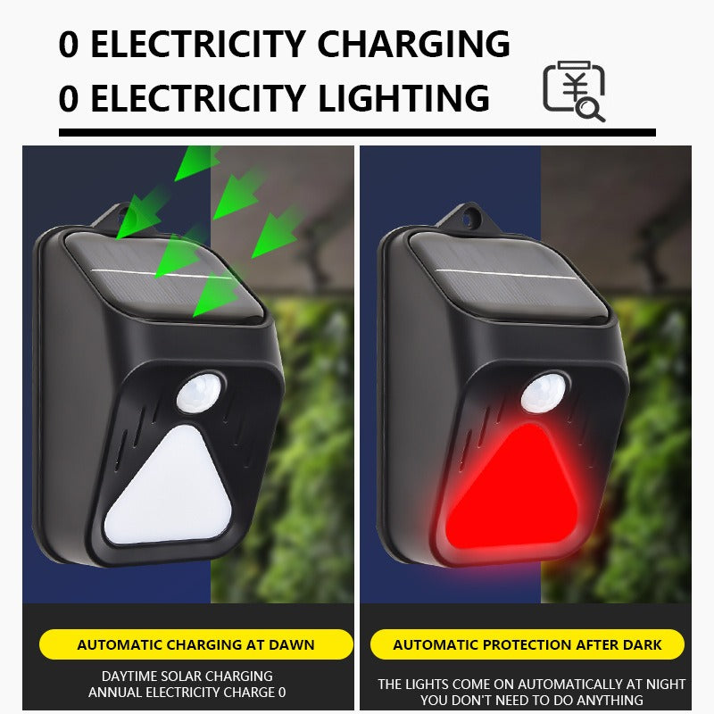 New Solar Alarm Light, Human Body Sensing