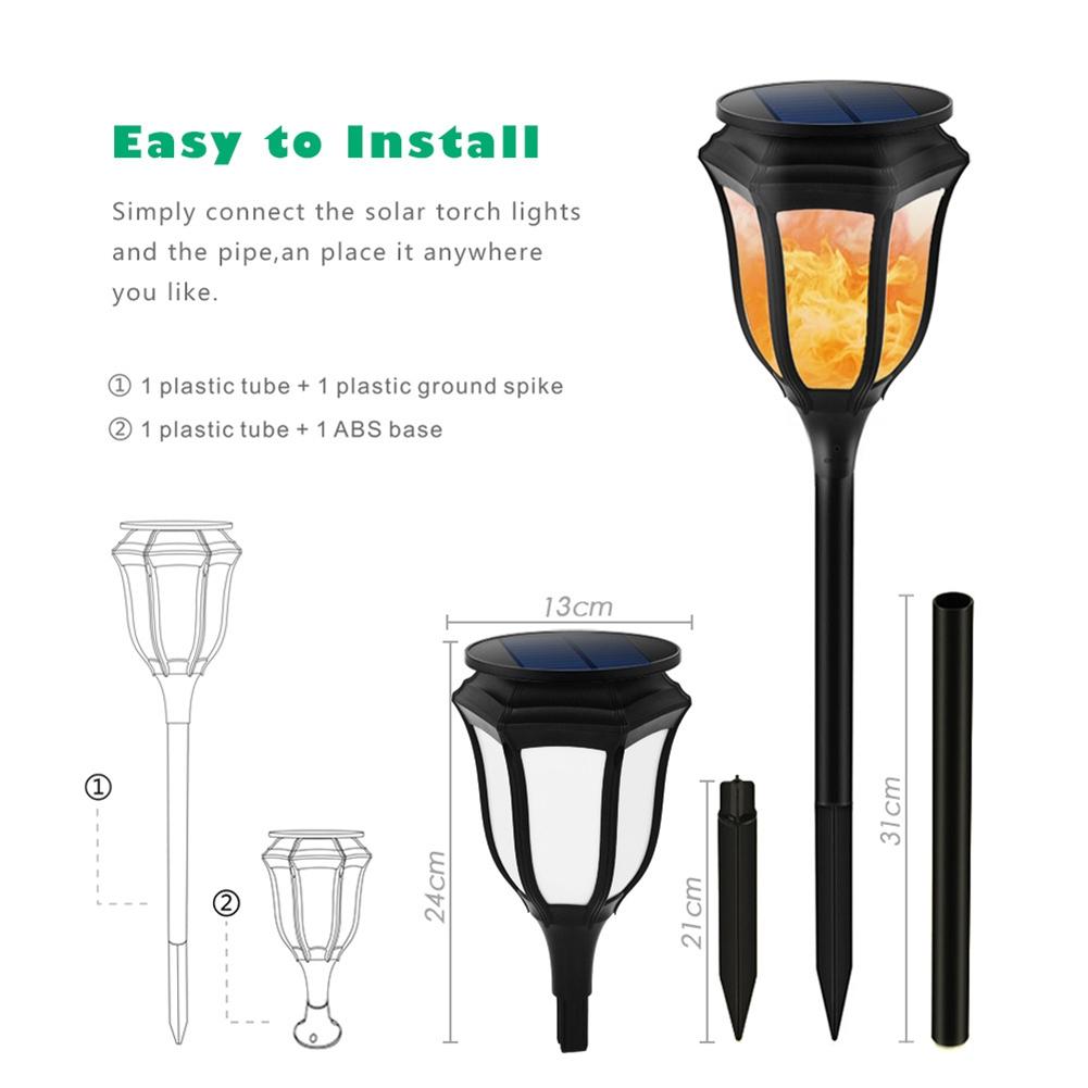 Solar Path Torch Light Waterproof