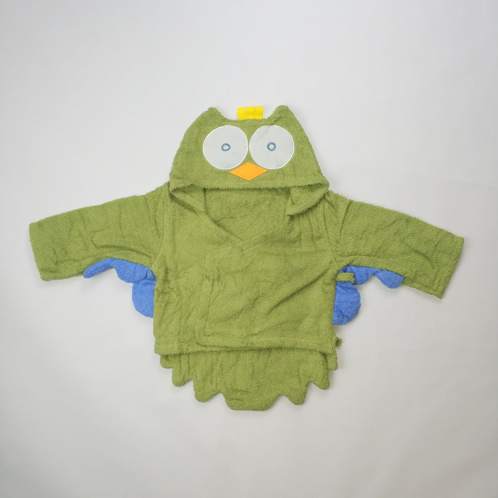 Baby Hooded Animal Bathrobe