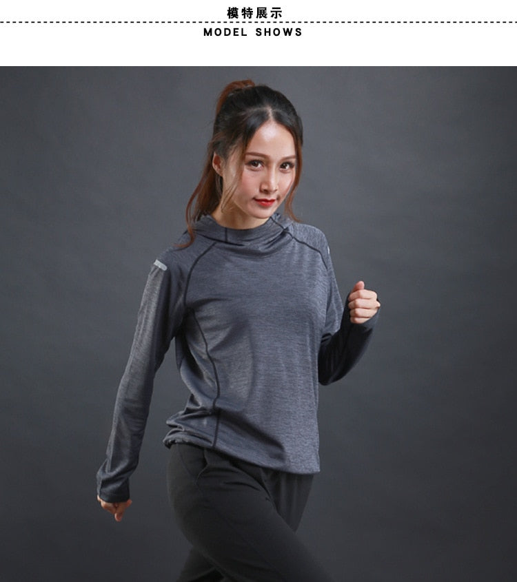 Autumn Thin Women Running T Shirts