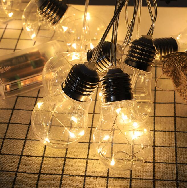 Solar Bulb Copper Wire String Light- 5m