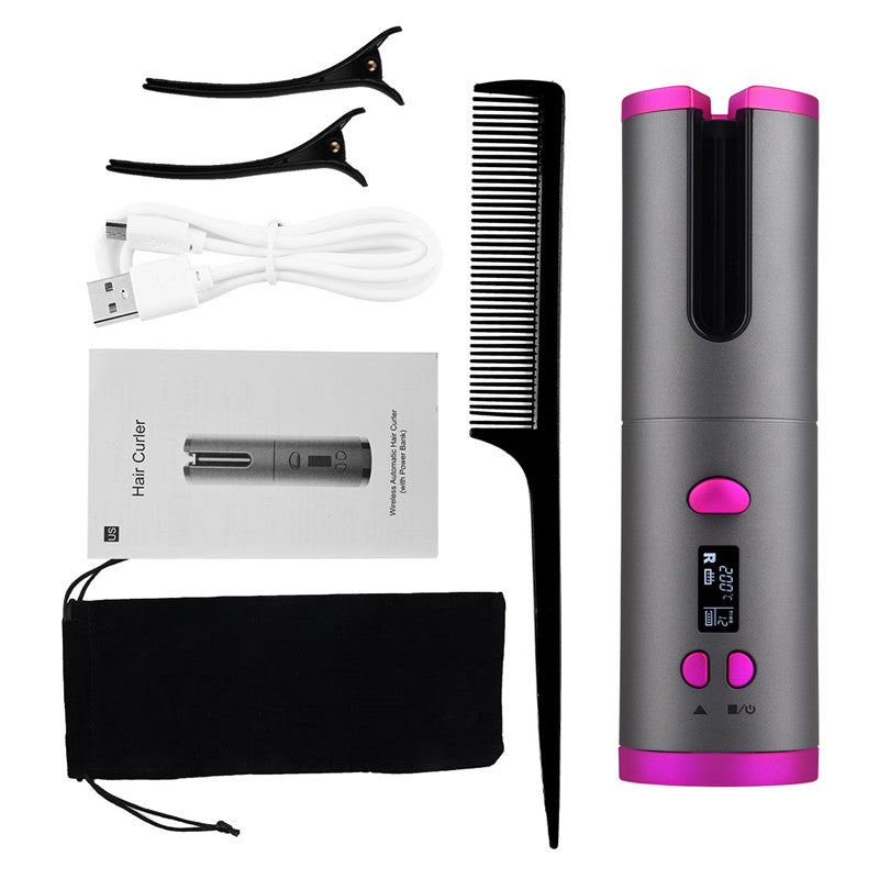 Unbound Automatic Hair Curler- Cordless