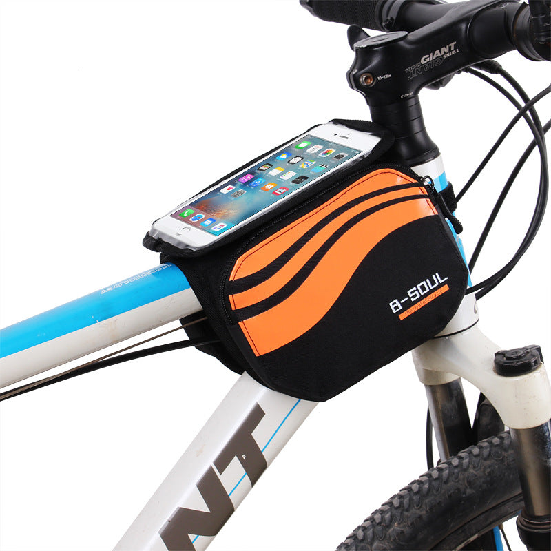 Mountain Bike Upper Tube Bag Cell Phone Holder