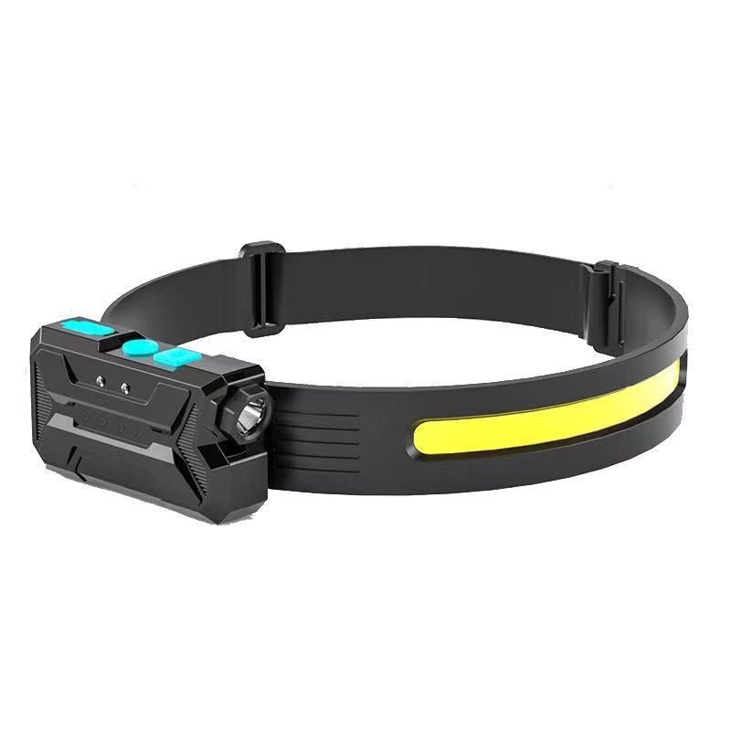 LED Induction COB Headband Cycling Light