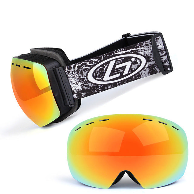 Ski Goggles Double Layers UV /Anti-fog